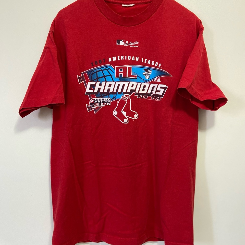 Majestic Red AL Champions 2007 T-Shirt